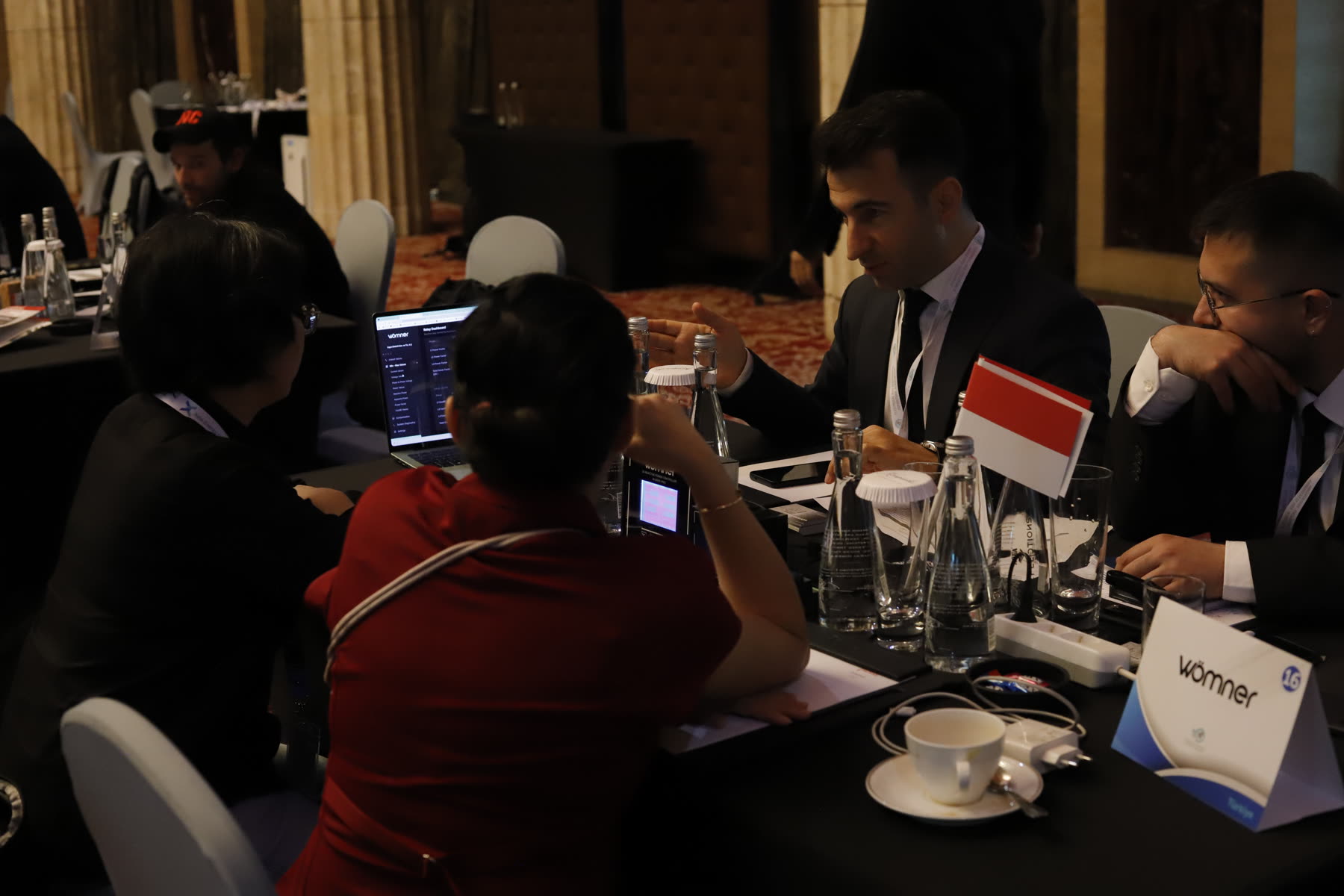 Wömner table at the Turkish-Indonesian B2B trade meeting in Jakarta